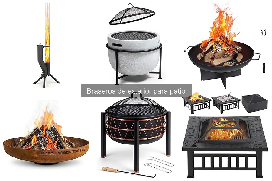 Comparativa de braseros portátiles para camping y convencionales