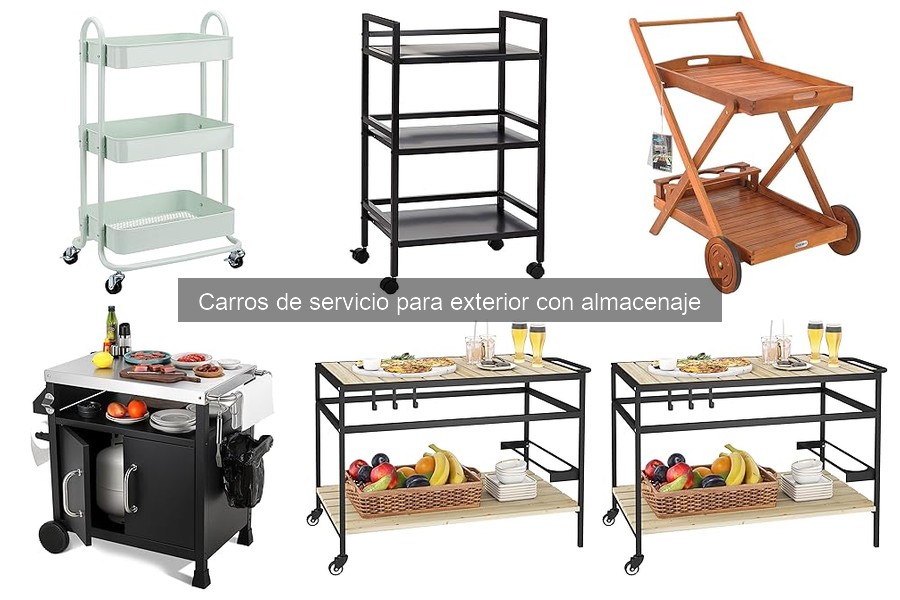 Comparativa de Carros de Servicio para Exterior