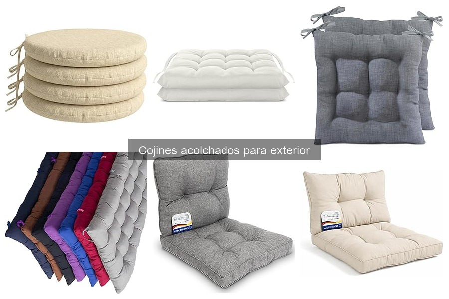 Comparativa de Cojines Acolchados para Exterior: Mejores Marcas