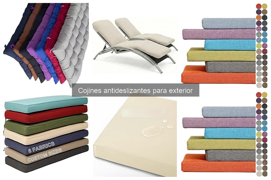 Comparativa de Cojines Antideslizantes para Exterior