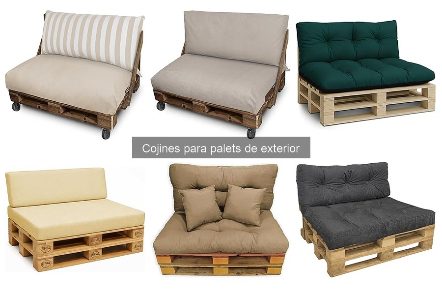 Comparativa de Cojines para Palets y Muebles de Jardín