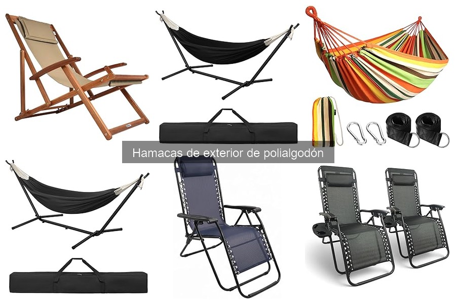 Comparativa de hamacas de polialgodón vs otros materiales