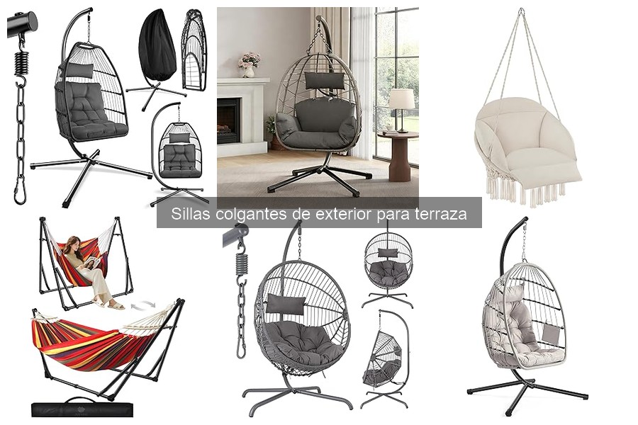 Comparativa de las Mejores Sillas Colgantes de Exterior 2023