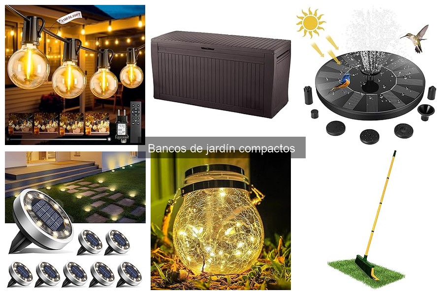 Comparativa de los mejores bancos de jardín compactos