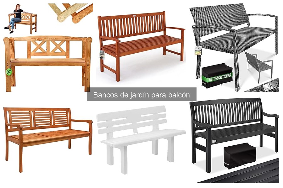 Comparativa de los mejores bancos de jardín para balcón