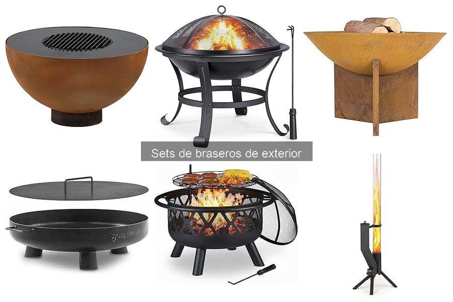 Comparativa de los mejores braseros de exterior 2023