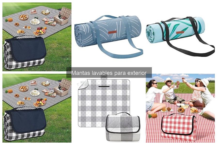 Comparativa de Mantas Lavables para Exterior: Mejores Marcas