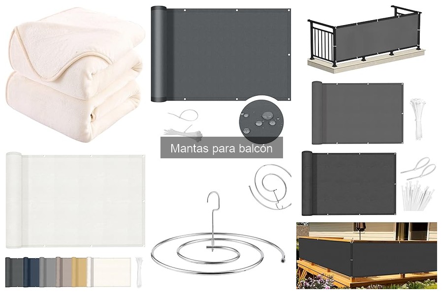 Comparativa de mantas para balcón: materiales y ventajas