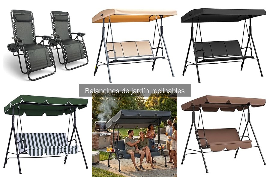Comparativa de marcas de balancines de jardín reclinables