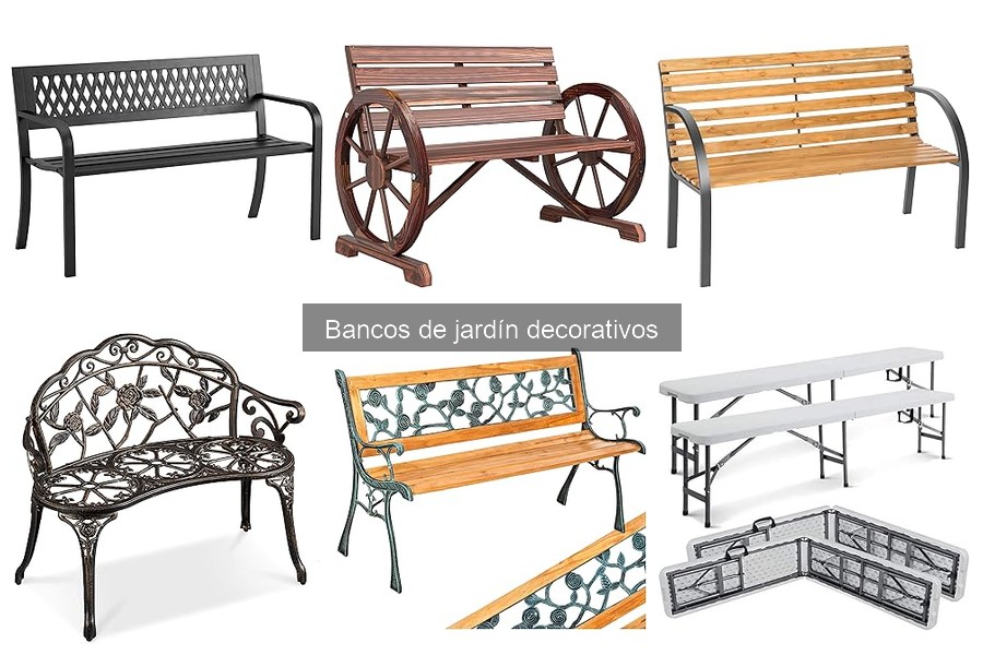 Comparativa de Materiales para Bancos de Jardín Decorativos