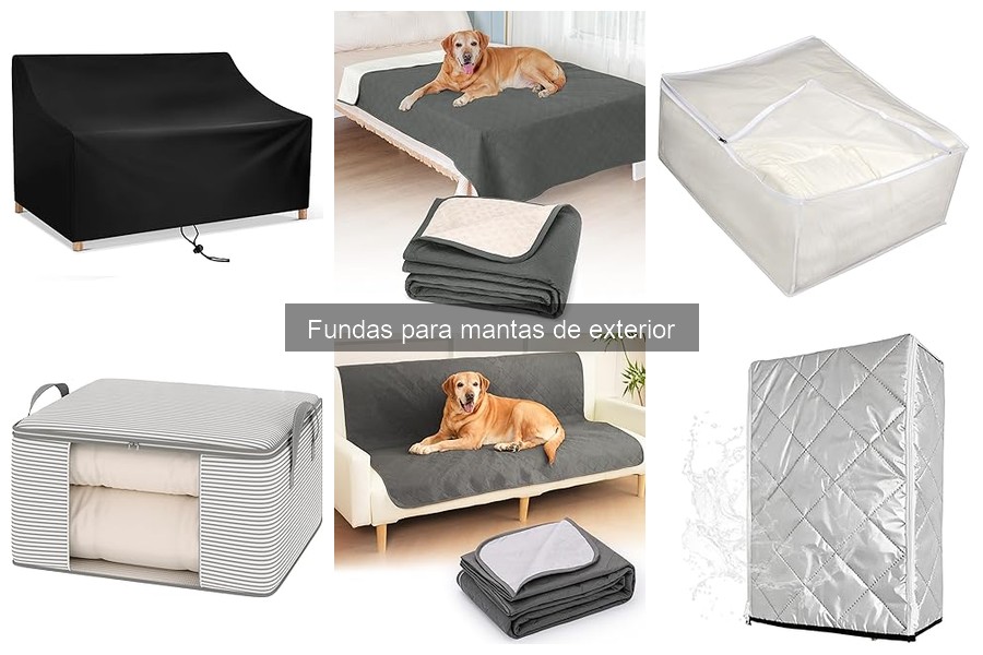 Comparativa de materiales para fundas de mantas de exterior