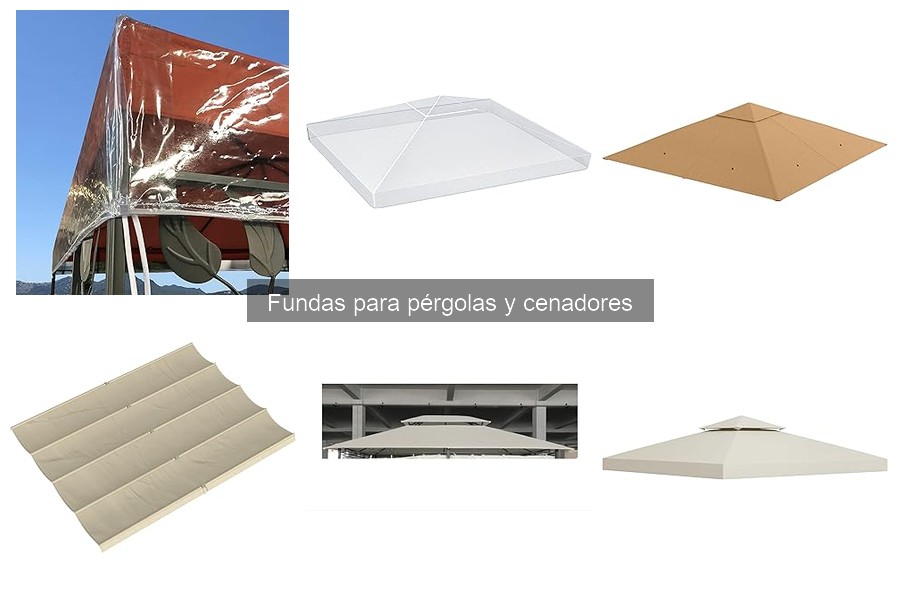 Comparativa de materiales para fundas de pérgolas y cenadores