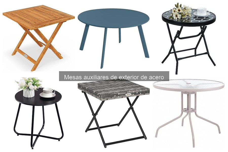 Comparativa de Mesas Auxiliares de Acero y Madera