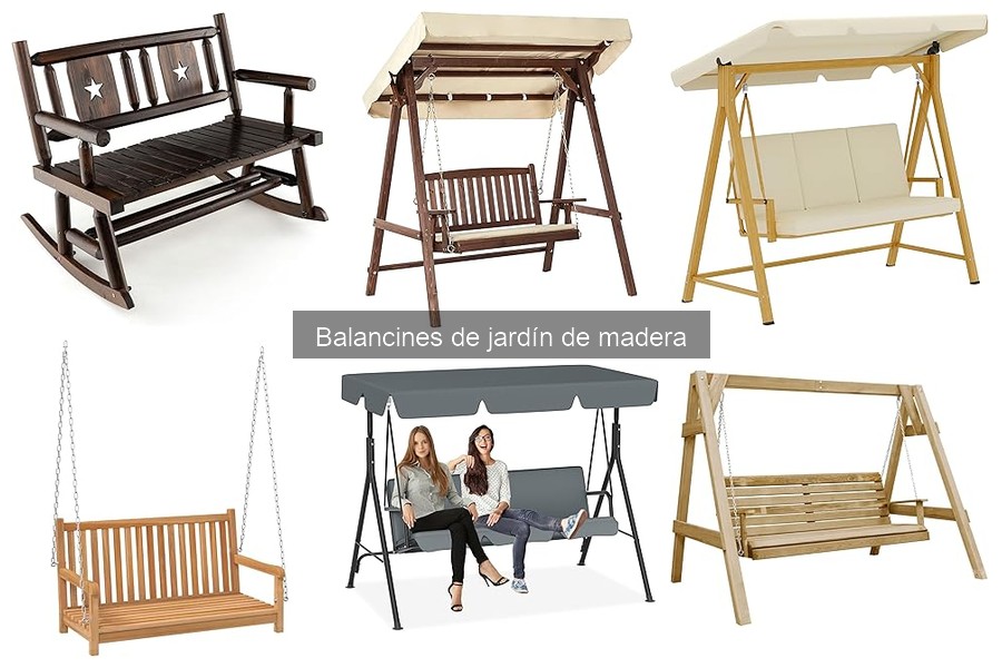 Comparativa de precios de balancines de jardín de madera