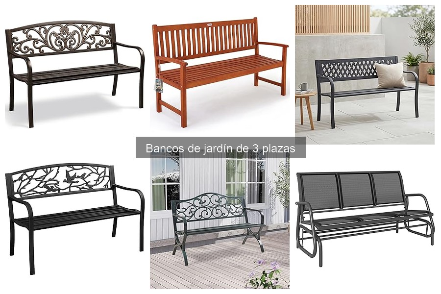 Comparativa de Precios de Bancos de Jardín de 3 Plazas