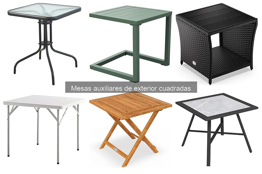 Comparativa de precios de mesas auxiliares cuadradas online