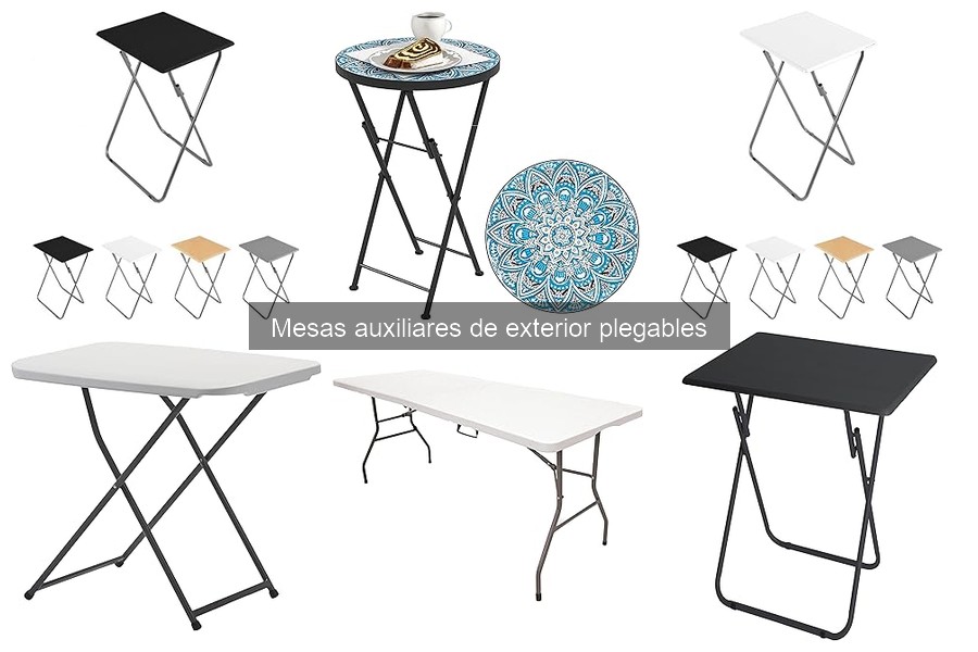 Comparativa de precios de mesas auxiliares plegables