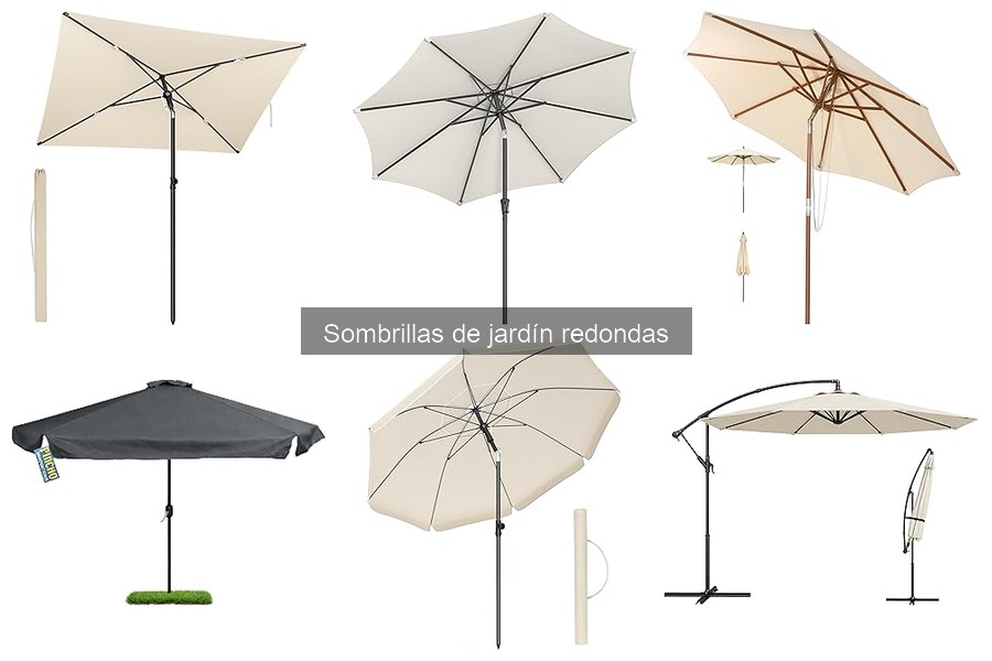 Comparativa de precios de sombrillas de jardín redondas