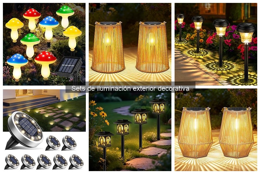 Comparativa de Sets de Iluminación Exterior Decorativa