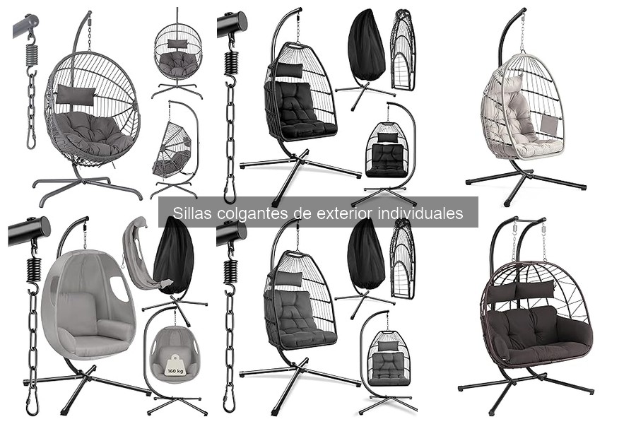 Comparativa de Sillas Colgantes de Exterior Individuales