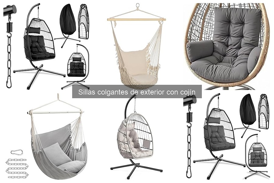 Comparativa de Sillas Colgantes de Exterior: Tectake y Más