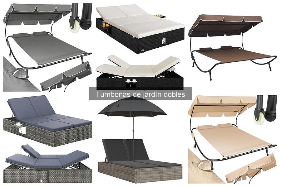 Comparativa de Tumbonas de Jardín Dobles: Lo Mejor del Mercado