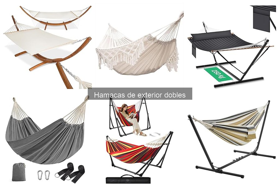 Comparativa: Hamacas de Exterior Dobles vs Sillas Colgantes