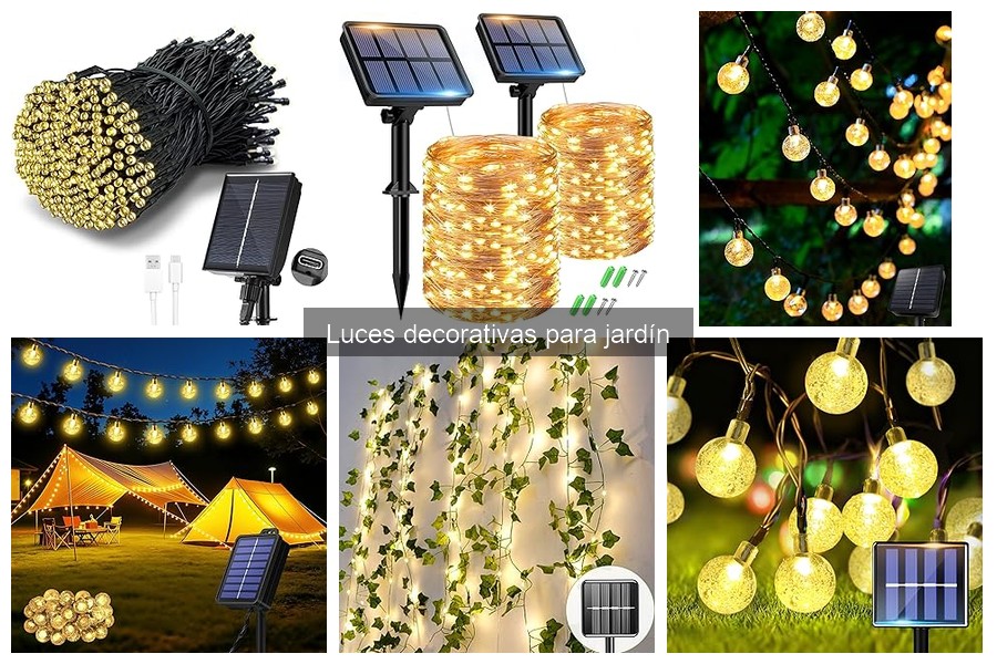 Comparativa: Luces LED vs. Luces Solares para Jardín