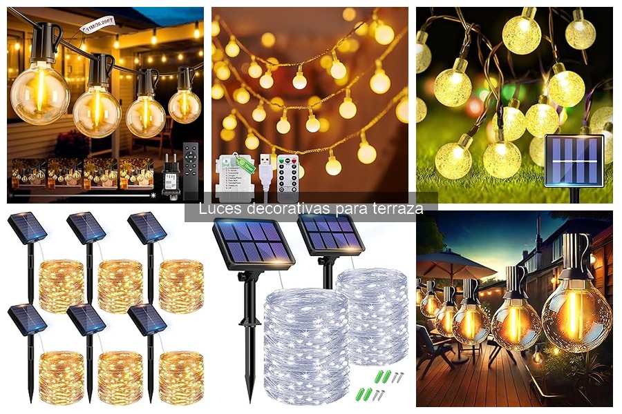 Comparativa: Luces LED vs. Luces Solares para Terraza