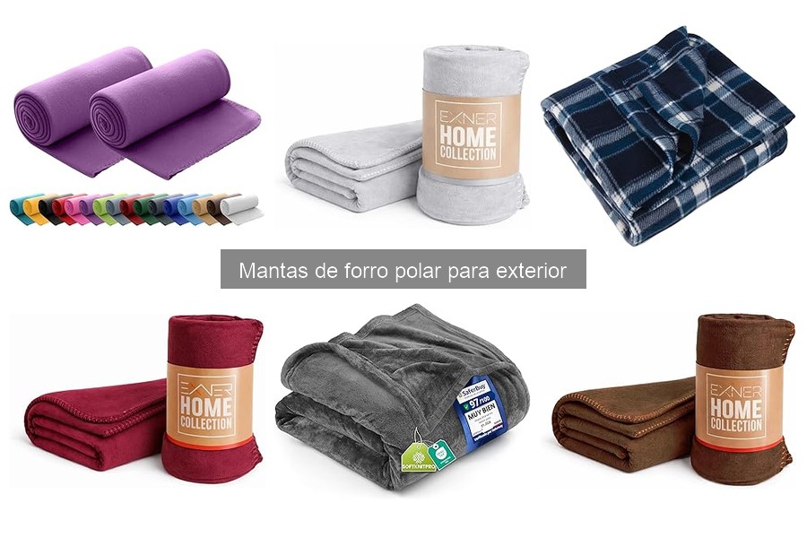 Comparativa: Mantas de Forro Polar vs. Otras Mantas para Exterior