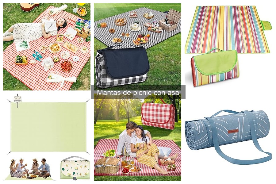 Comparativa: Mantitas de Picnic con Asa vs Sin Asa