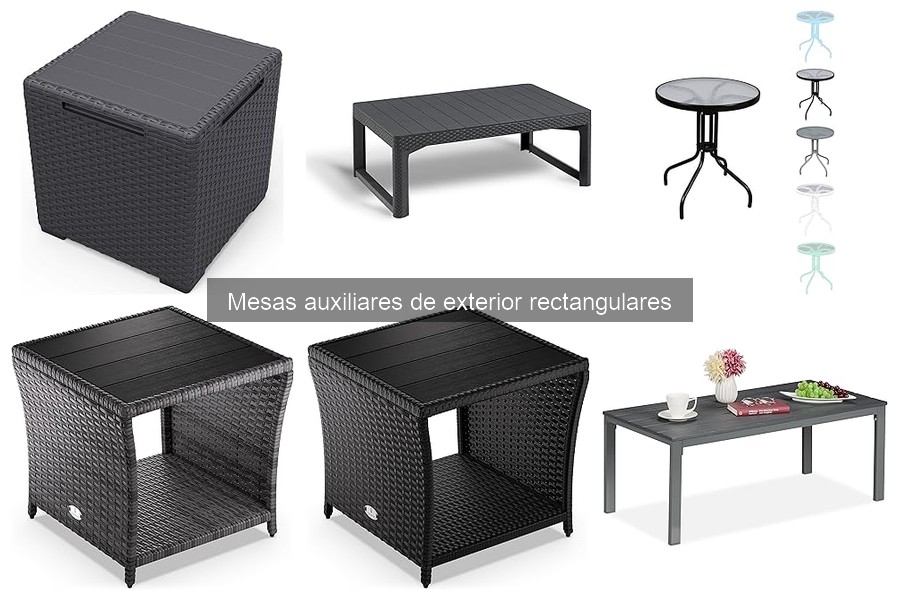 Comparativa: Mesas Auxiliares de Exterior de Madera vs Metal