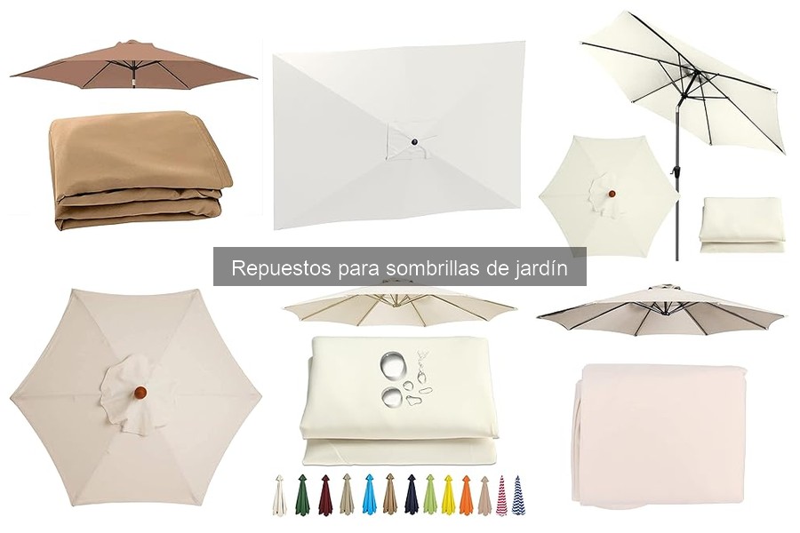 Comparativa precios de repuestos para sombrillas en línea