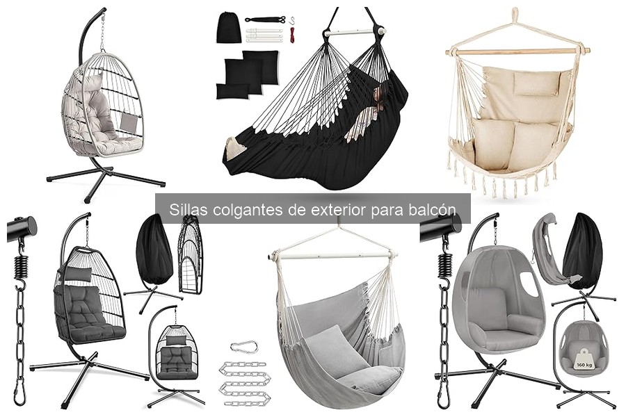 Comparativa: Sillas colgantes de mimbre vs de tela