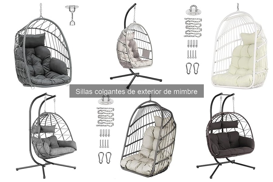 Comparativa: Sillas Colgantes de Mimbre vs Otros Materiales