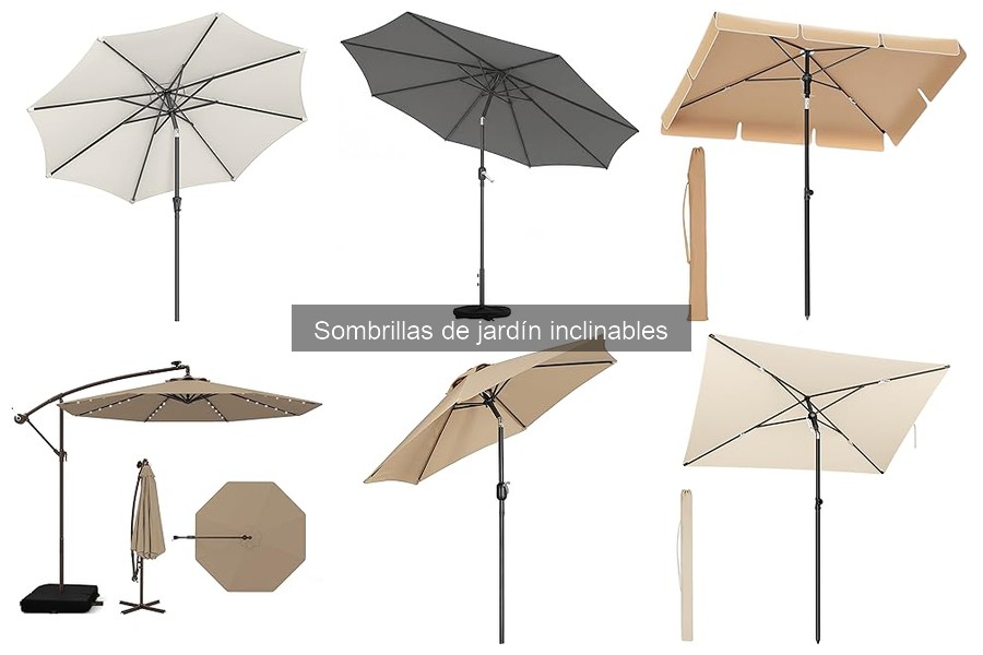 Comparativa Sombrillas de Jardín Inclinables vs Fijas