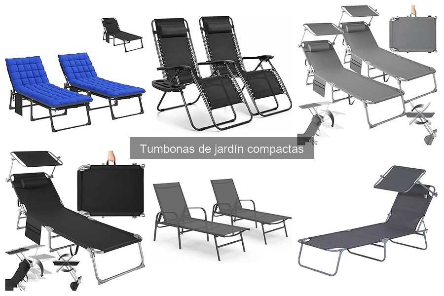 Comparativa: Tumbonas de Jardín Compactas vs Tradicionales