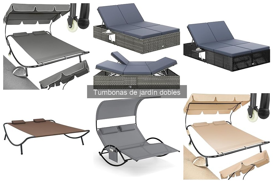 Comparativa: Tumbonas de Jardín Dobles vs Simples