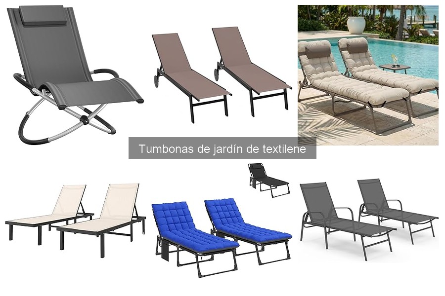 Comparativa: Tumbonas de Textilene vs Madera y Plástico