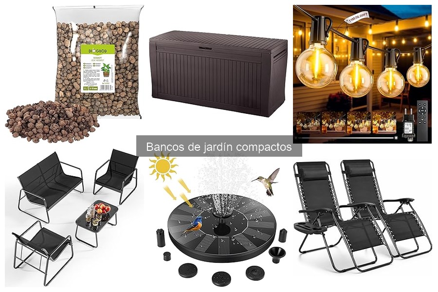 Consejos para Ahorrar Espacio con Bancos de Jardín Compactos