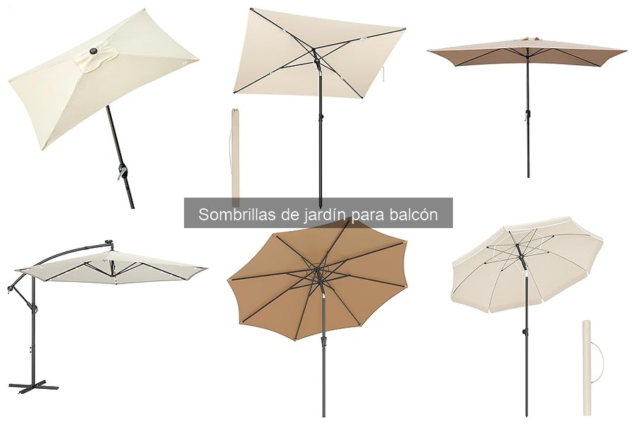 Consejos para elegir la altura adecuada de sombrillas de jardín