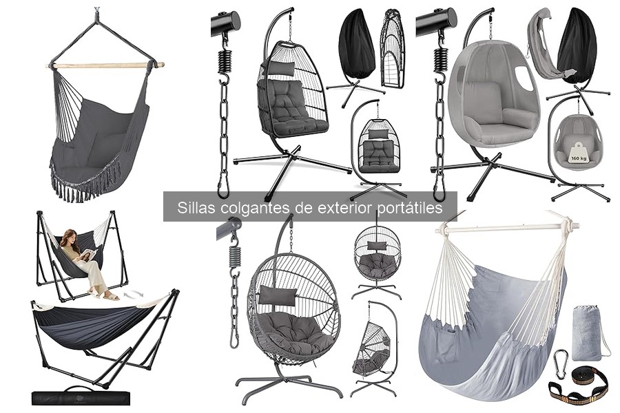 Consejos para elegir sillas colgantes de camping adecuadas