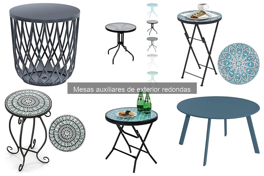 Consejos para elegir una mesa auxiliar redonda de exterior
