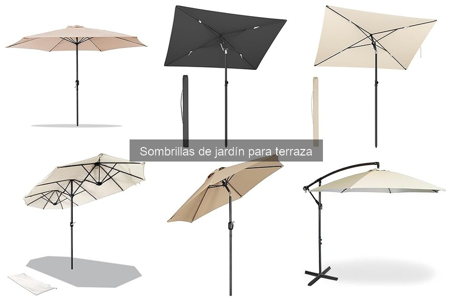¿Cuánto cuesta una sombrilla de jardín? Precios y modelos