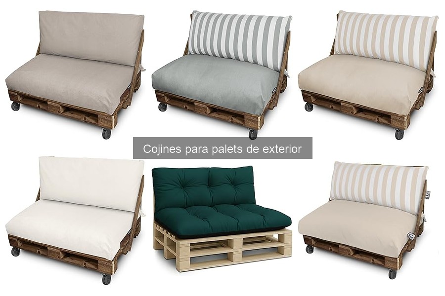 ¿Cuánto cuestan los cojines para palets de exterior?