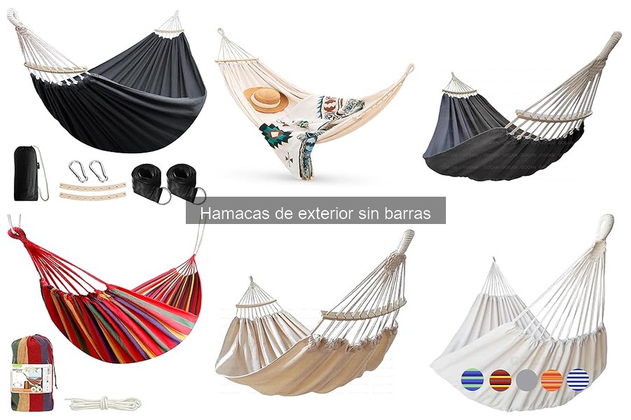 Cuidado y mantenimiento de hamacas de exterior sin barras