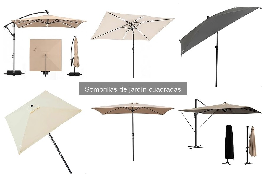 Cuidados esenciales para sombrillas de jardín cuadradas