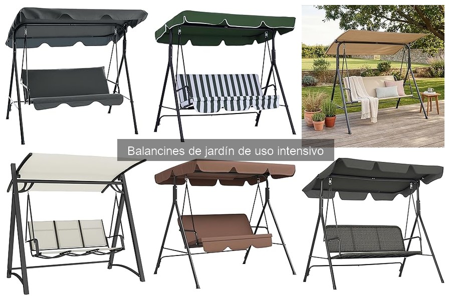 Cuidados para Balancines de Jardín de Uso Intensivo