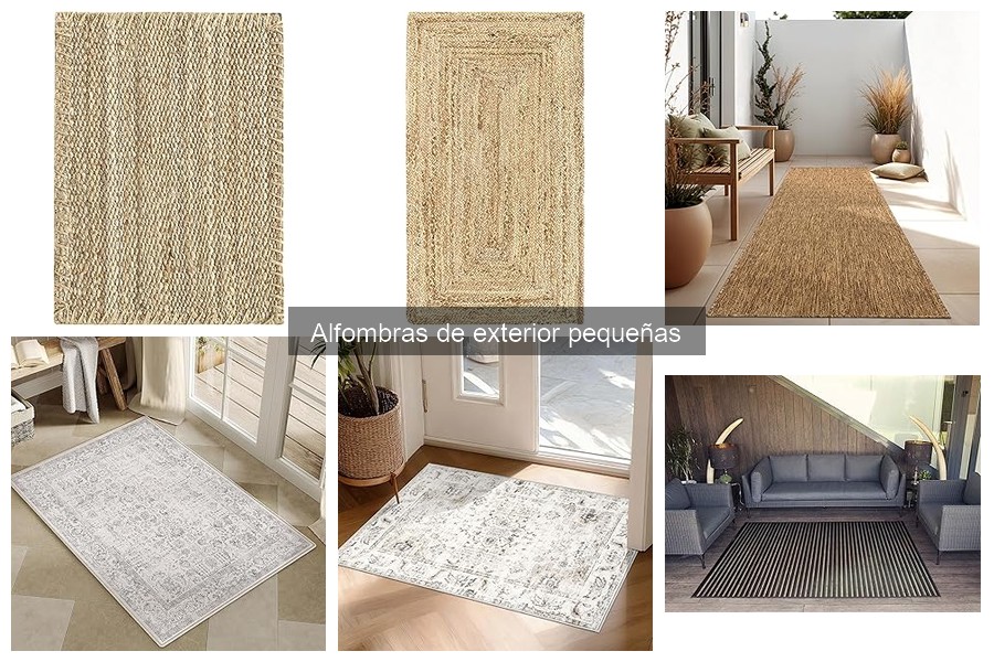 Descubre los Tipos de Alfombras de Exterior Pequeñas
