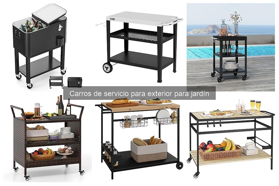 Descubre los Tipos de Carros de Servicio para Jardín